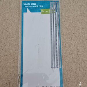 LAWN FAWN LAWN CUTS CUSTOM CRAFT METAL DIES STITCHED BORDERS STEEL CUTTING DIE